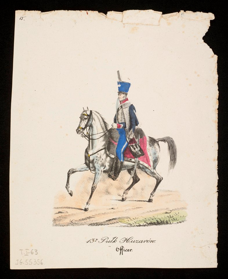 13y Pulk Huzarow, Officer 1829 (116307918)