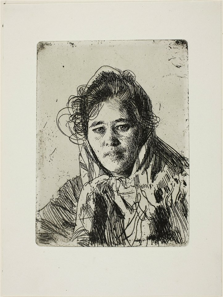 Zorn - Young Girl from Mora (Kråkberg’s Anna), 1927.1944