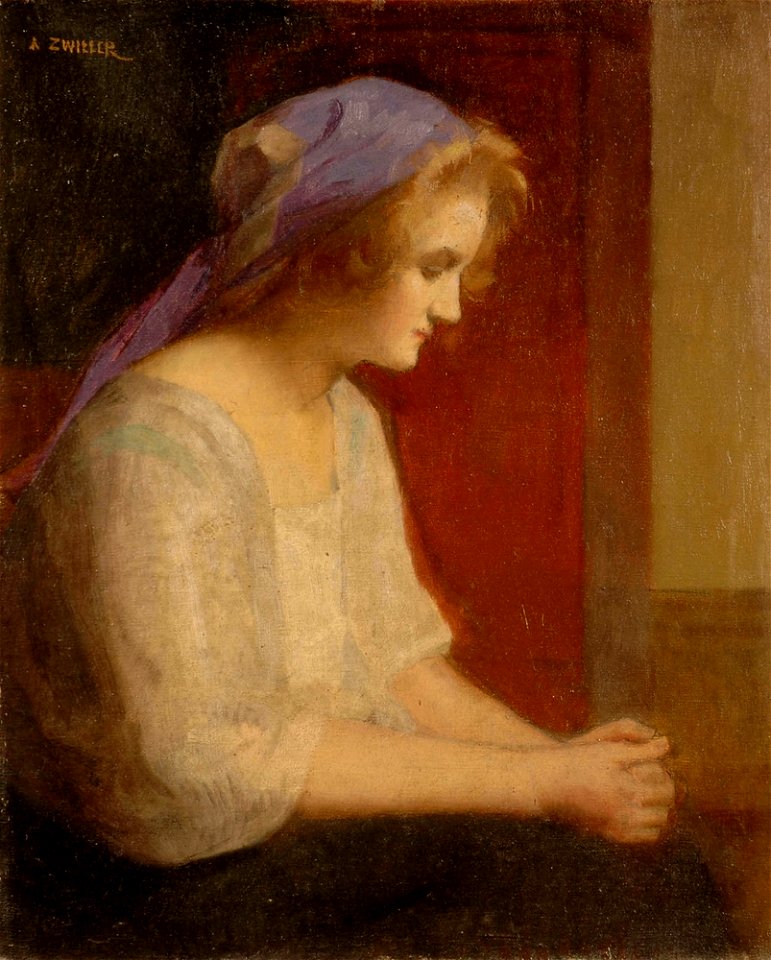 Zwiller, Portrait de jeune femme