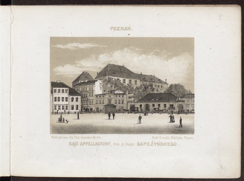 Album miasta Poznania - 18 pamiatkowych widokow rysowanych podlug natury i litografowanych post 1871 (6952467)