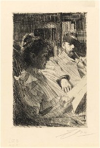 Zorn - Portrait of Mr and Mrs Charles Deering, NMG 371894