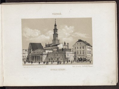 Album miasta Poznania - 18 pamiatkowych widokow rysowanych podlug natury i litografowanych post 1871 (6952349)