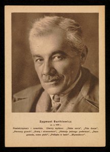 Zygmunt Bartkiewicz pocztówka. Free illustration for personal and commercial use.