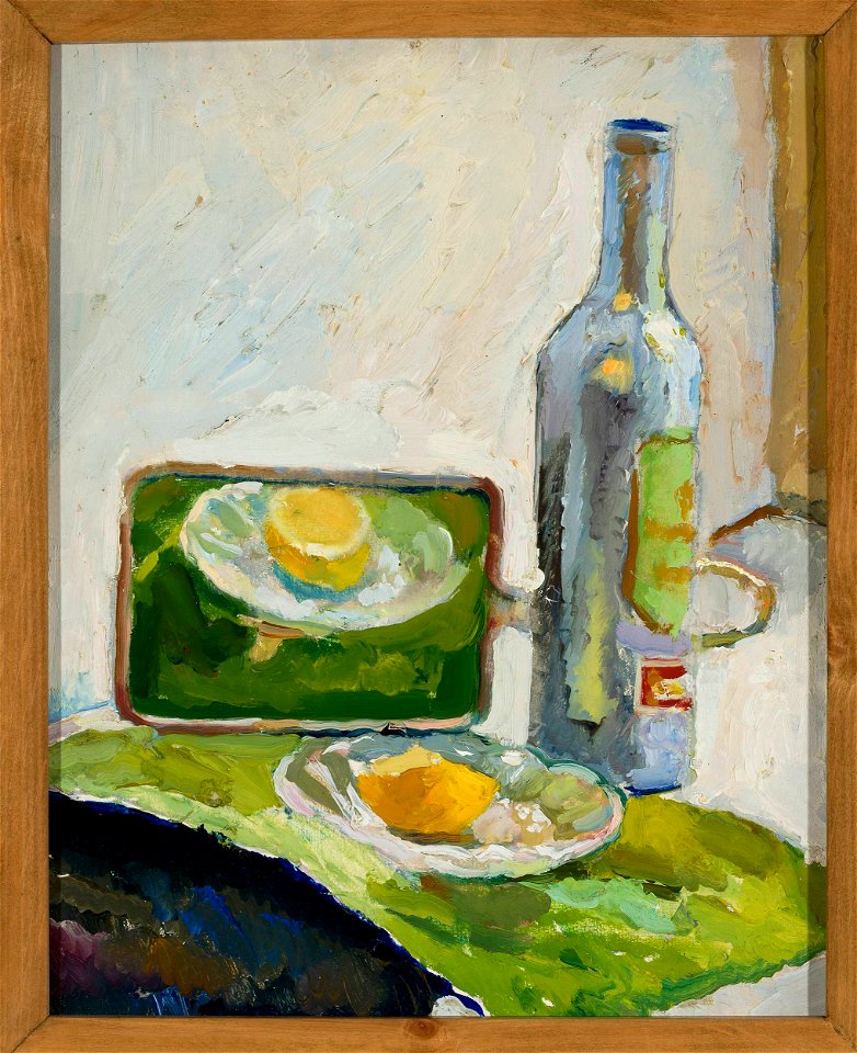Zygmunt Waliszewski - Still life with a bottle - MPW 1848 MNW - National Museum in Warsaw