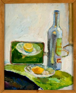 Zygmunt Waliszewski - Still life with a bottle - MPW 1848 MNW - National Museum in Warsaw