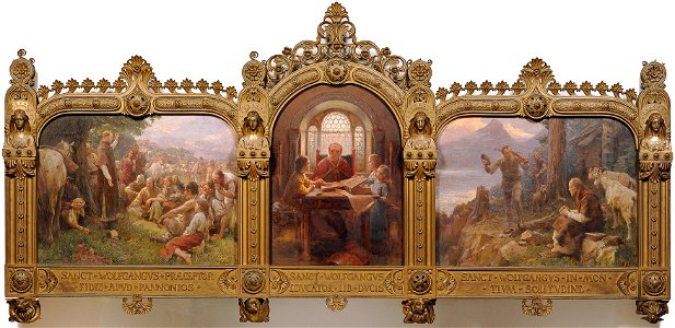 Zygmunt von Ajdukiewicz - Die Legende des heiligen Wolfgang - 2634 - Kunsthistorisches Museum