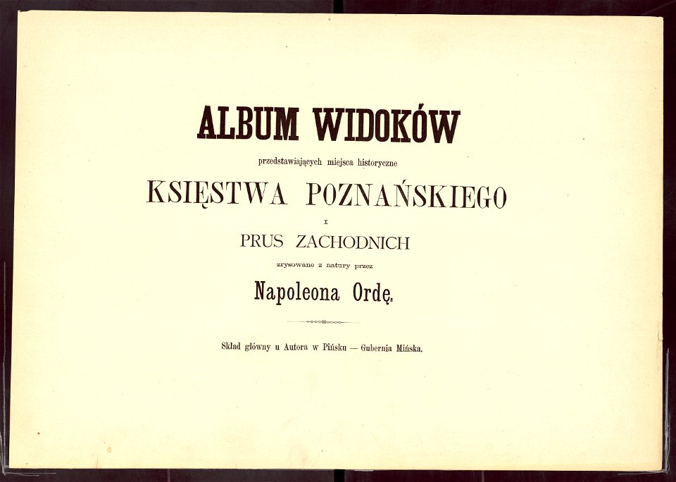 Album widokow przedstawiajacych miejsca historyczne Ksiestwa Poznanskiego i Prus Zachodnich 1880 (5414158)