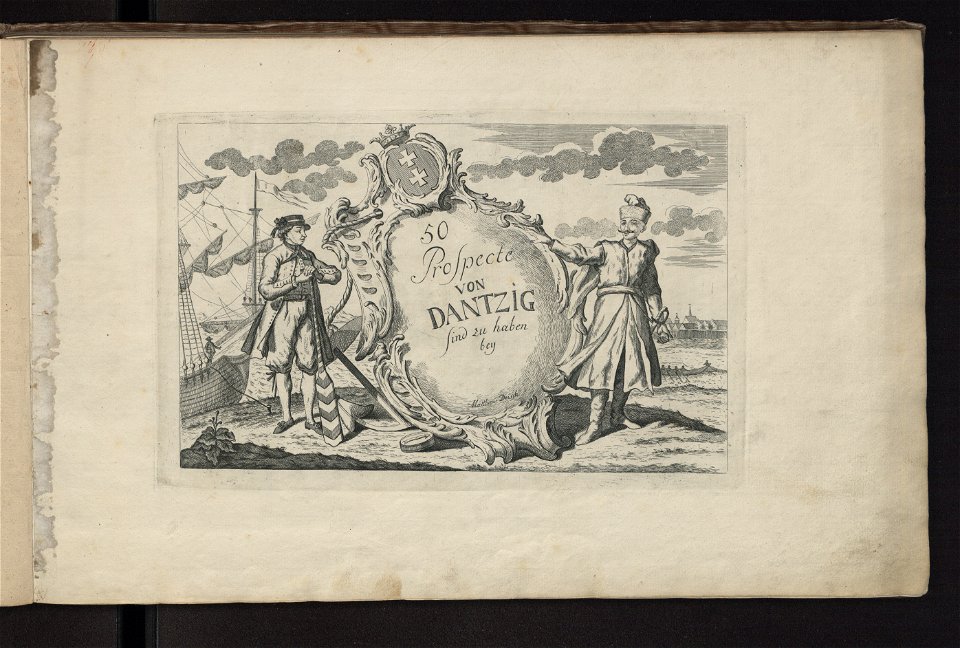 50 Prospecte von Danzig sind zu haben bey Matthaus Deisch. przedm. 10 Julius 1765 (498689)