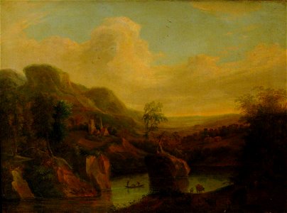 Francesco Zuccarelli (1702-1788) (style of) - River Landscape with Rocks - 719382 - National Trust