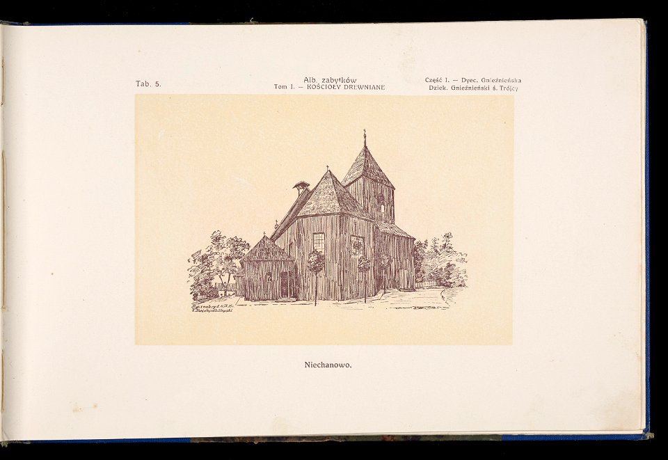 Album naszych zabytkow. T. 1, Koscioly drewniane. Cz. 1, Dyec. gnieznienska 1917 (83994945)