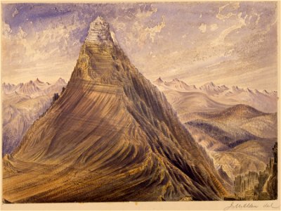Mt. Kirby from Mt. Spence (the 2 peaks of Kishnehnehna Mountain) looking N - NARA - 305533