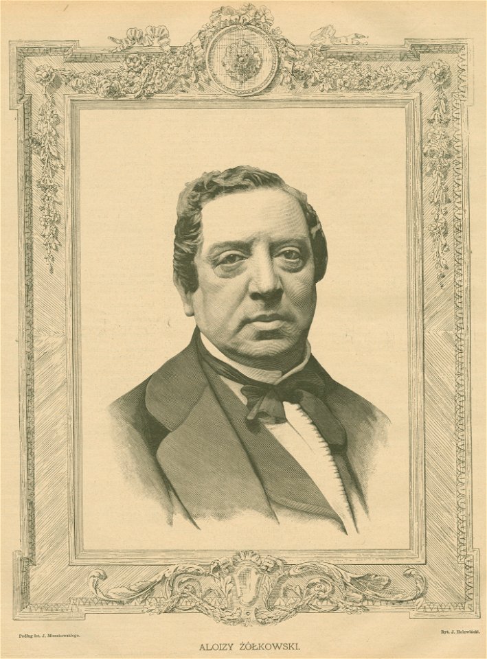 Alojzy Żółkowski Podług fot. J. Mieczkowskiego Ryt. J. Holewiński (77935)