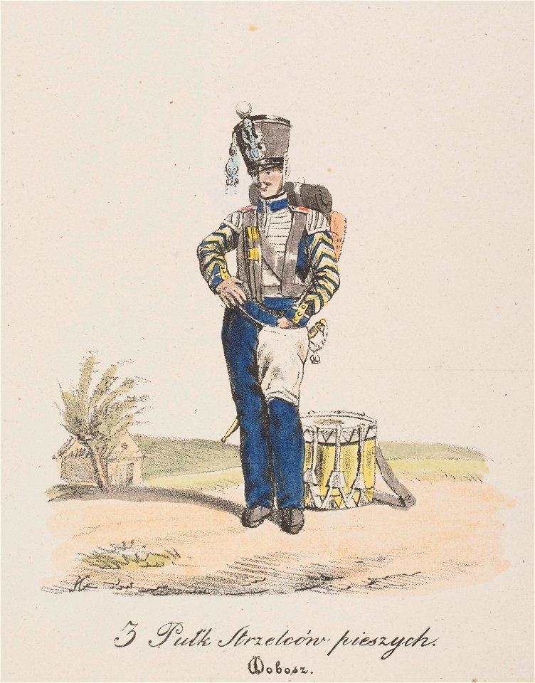 3 Pulk Strzelcow pieszych, Dobosz 1829 (116308734)