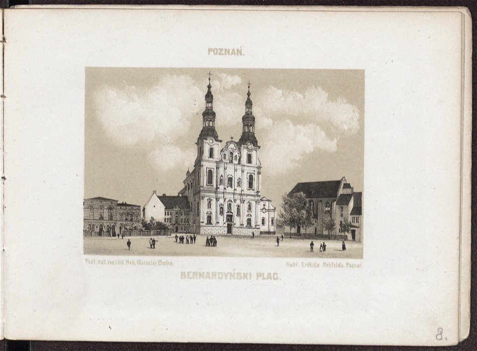 Album miasta Poznania - 18 pamiatkowych widokow rysowanych podlug natury i litografowanych post 1871 (6952408)