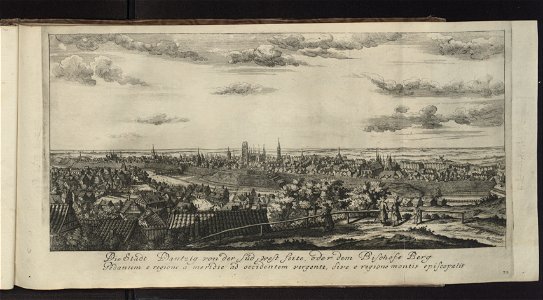 50 Prospecte von Danzig sind zu haben bey Matthaus Deisch. przedm. 10 Julius 1765 (498960)