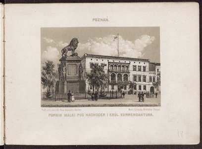 Album miasta Poznania - 18 pamiatkowych widokow rysowanych podlug natury i litografowanych post 1871 (6952508)