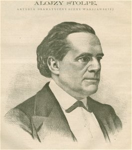 Alojzy Stolpe artysta dramatyczny sceny warszawskiej (72544)