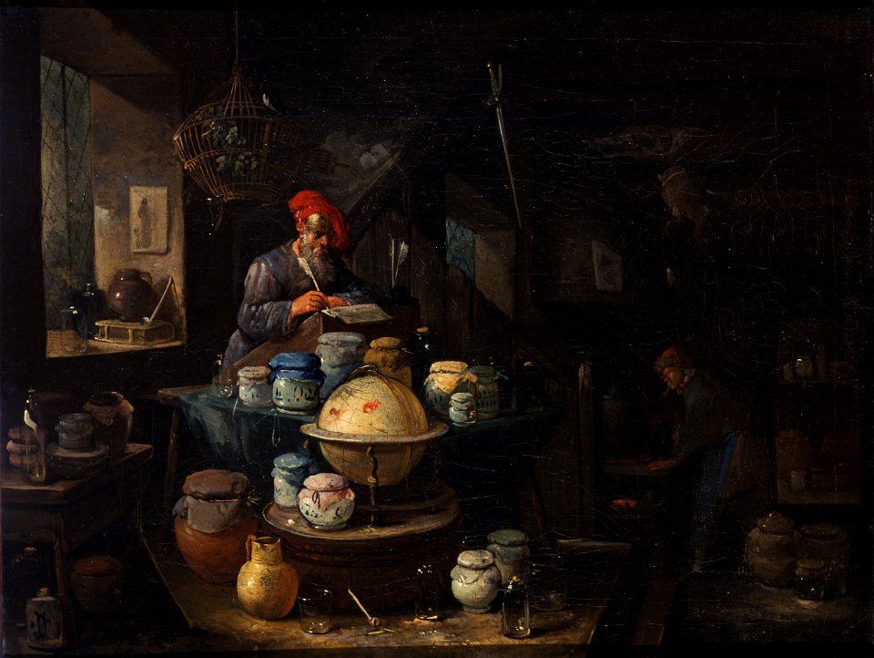 An Alchemist in His Study Heemskerk FA 2000.001.278