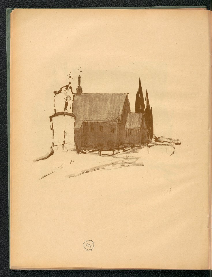 Architektura polska - szkice kompozycyjne 1920 (100552716)