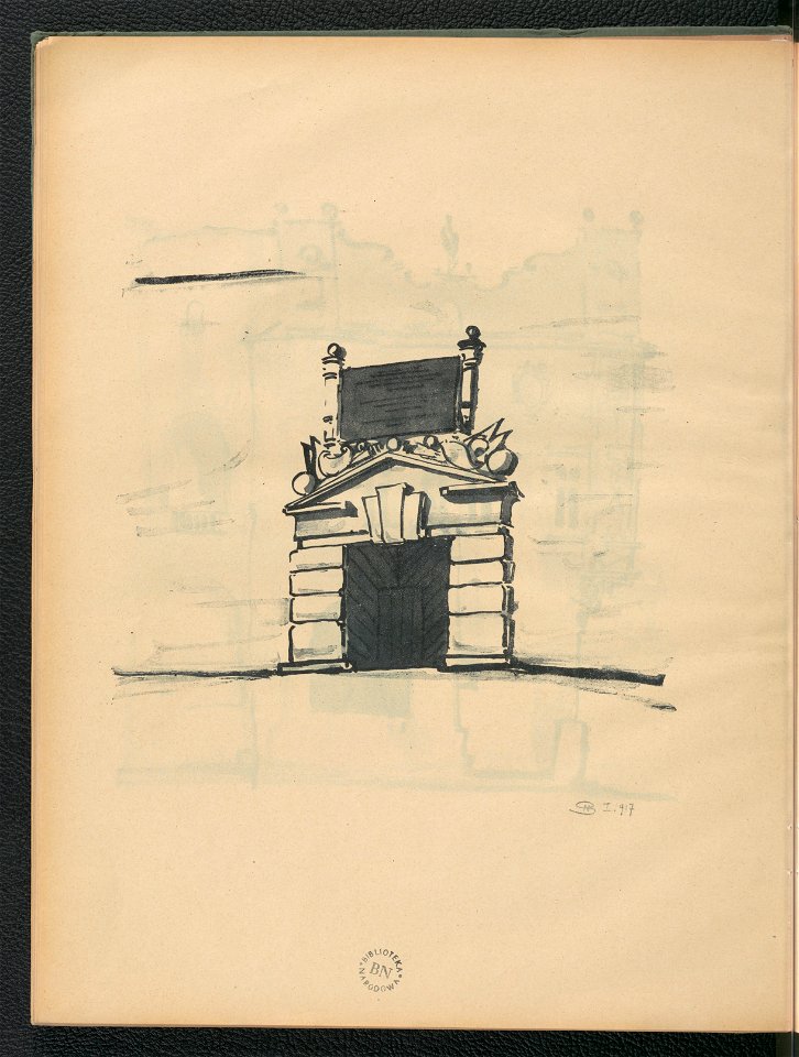 Architektura polska - szkice kompozycyjne 1920 (100553433)