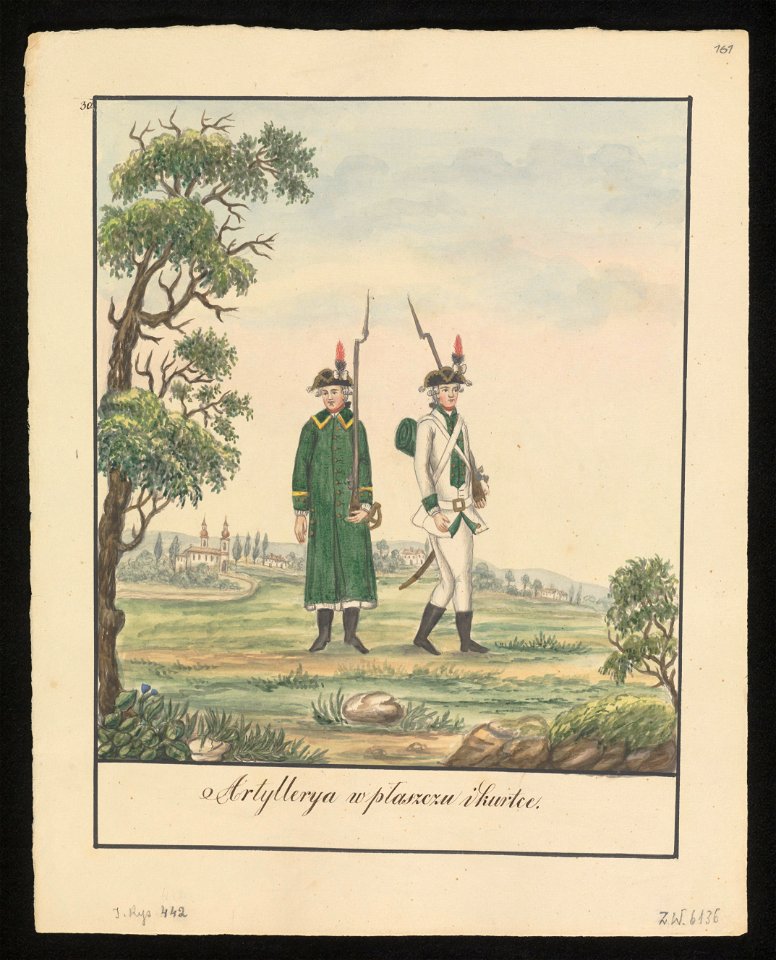 Artyllerya ! w plaszczu i kurtce. 1847 (72494932)