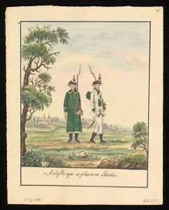 Artyllerya ! w plaszczu i kurtce. 1847 (72494932)