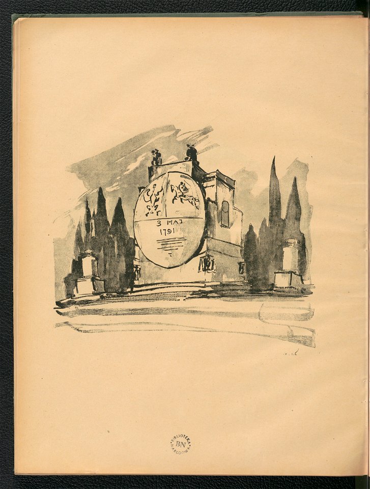 Architektura polska - szkice kompozycyjne 1920 (100553946)