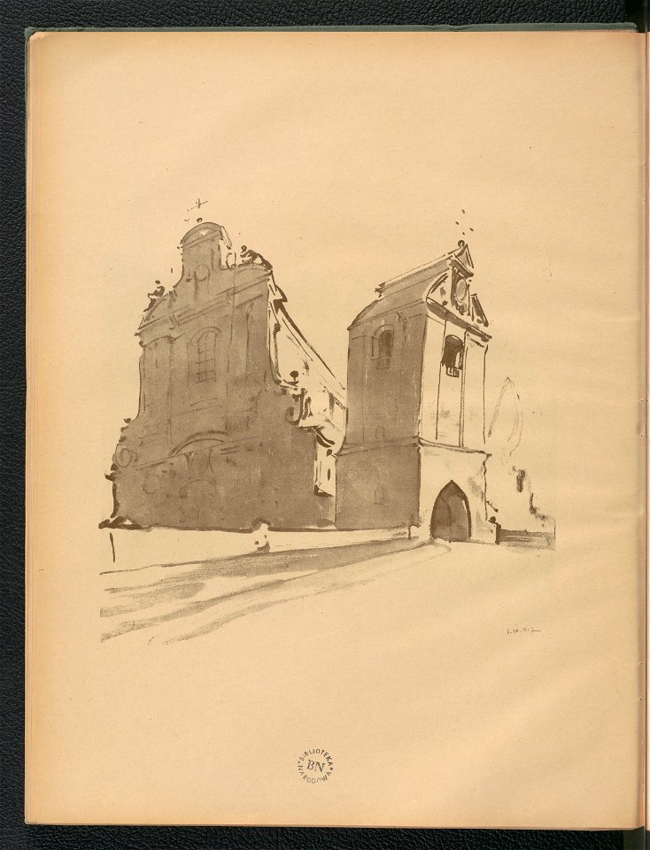 Architektura polska - szkice kompozycyjne 1920 (100553728)