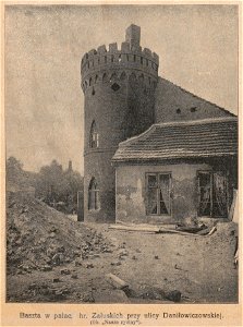 Baszta w pałacu hr. Załuskich przy ulicy Daniłowiczowskiej (68644)