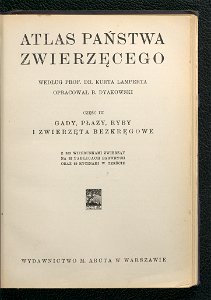 Atlas panstwa zwierzecego. Cz. 3, Gady, plazy, ryby i zwierzeta bezkregowe ca 1925 (104805930)