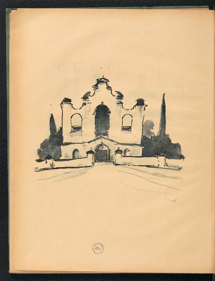Architektura polska - szkice kompozycyjne 1920 (100552936)