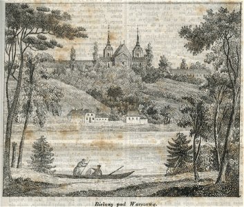 Bielany pod Warszawą widok klasztorny (44420)