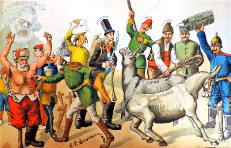 BASA-947K-1-4-14-World War I cartoon by Sava Zlachkin