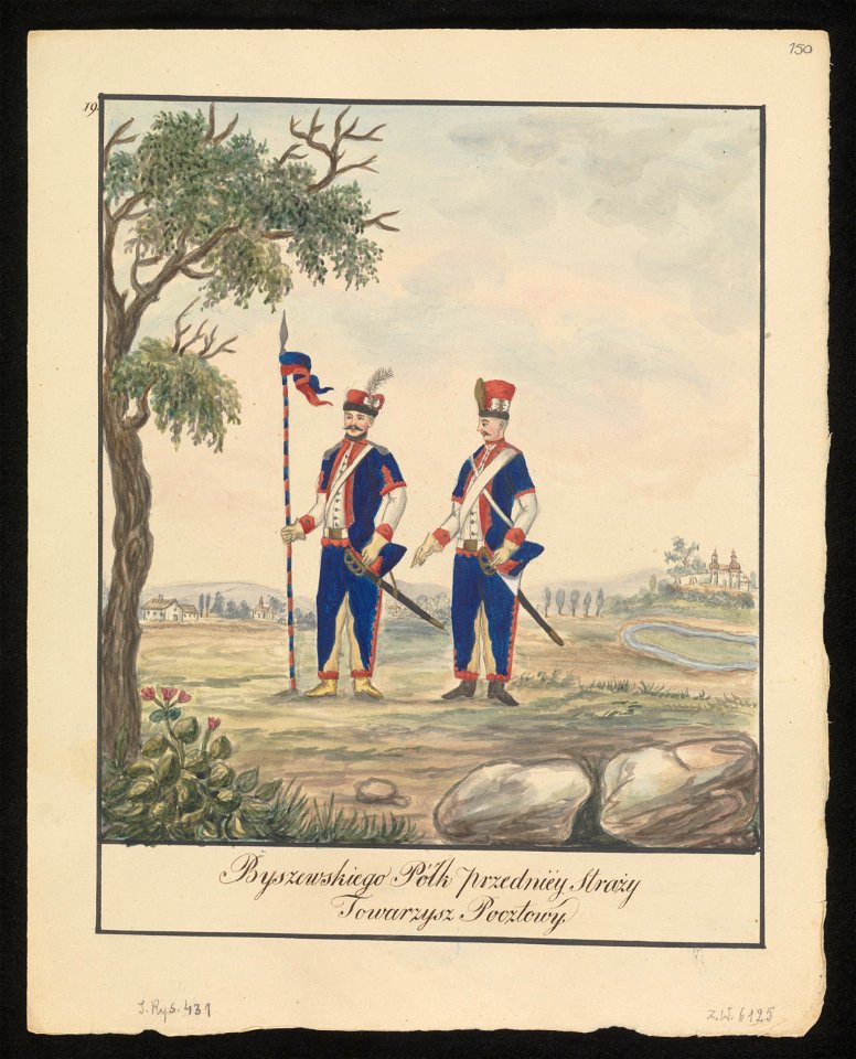 Byszewskiego Polk przedniey ! Strazy - Towarzysz Pocztowy. 1847 (72494829)