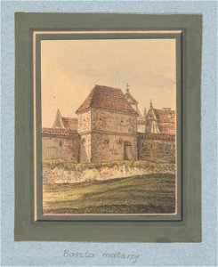 Dawne obwarowania Krakowa, Baszta Malarzy. miedzy 1834 i 1839 (119111220)