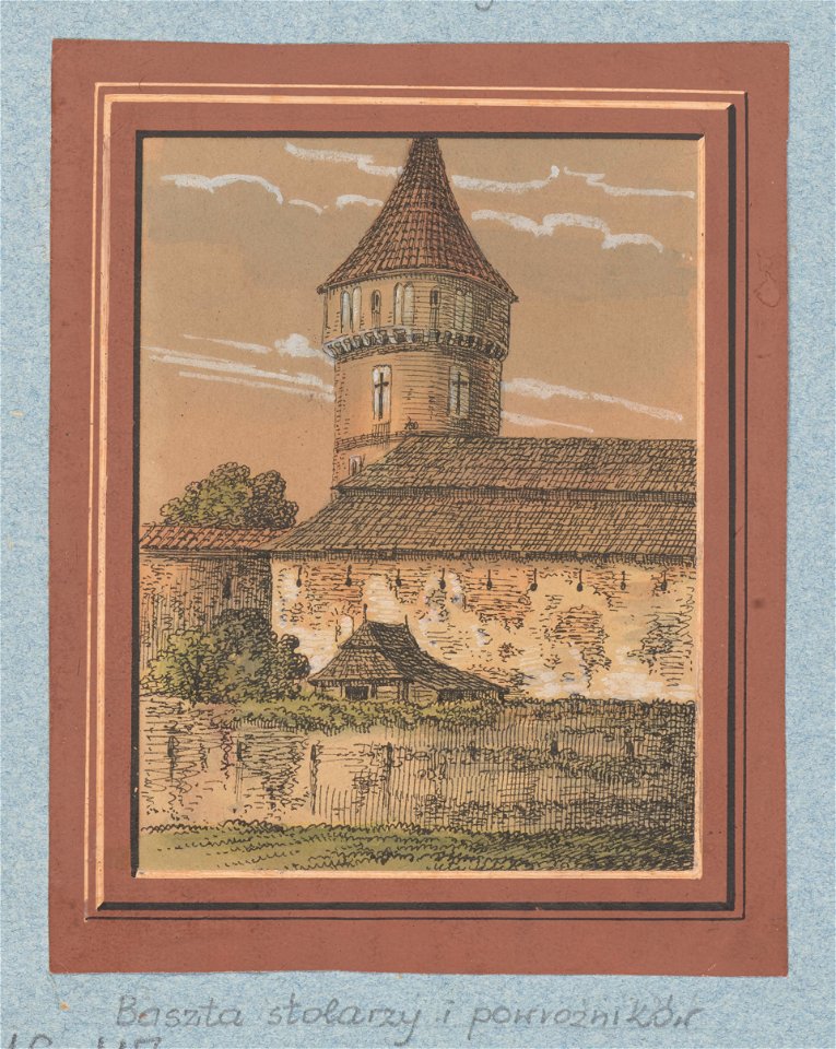 Dawne obwarowania Krakowa, Baszta Stolarzy. miedzy 1834 i 1839 (119111216)