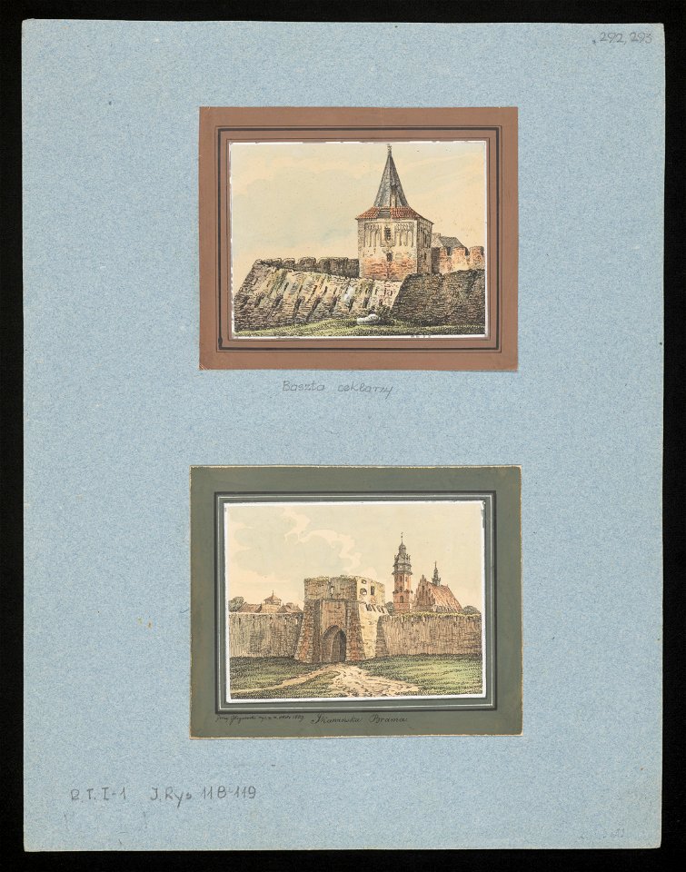 Dawne obwarowania Krakowa, Brama Krakowska na Kazimierzu. miedzy 1834 i 1839 (119111322)
