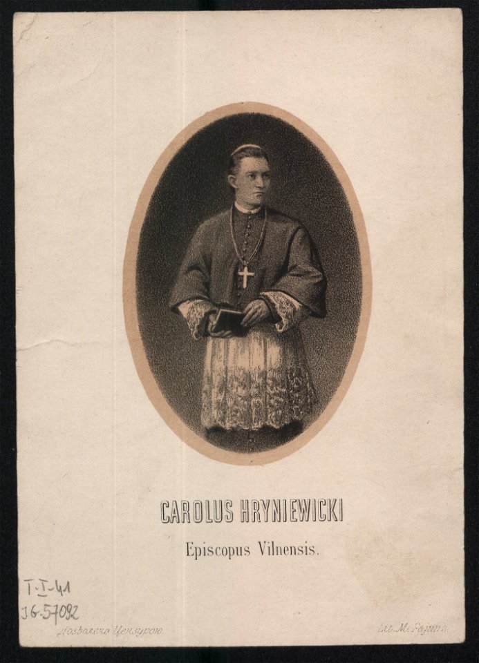 Carolus Hryniewicki Episcopus Vilnensis 1883-1890 (1052390)