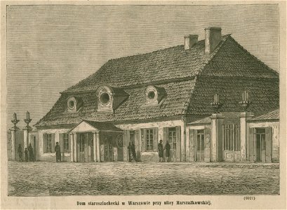 Dom staroszlachecki w Warszawie przy ulicy Marszałkowskiej (79845)