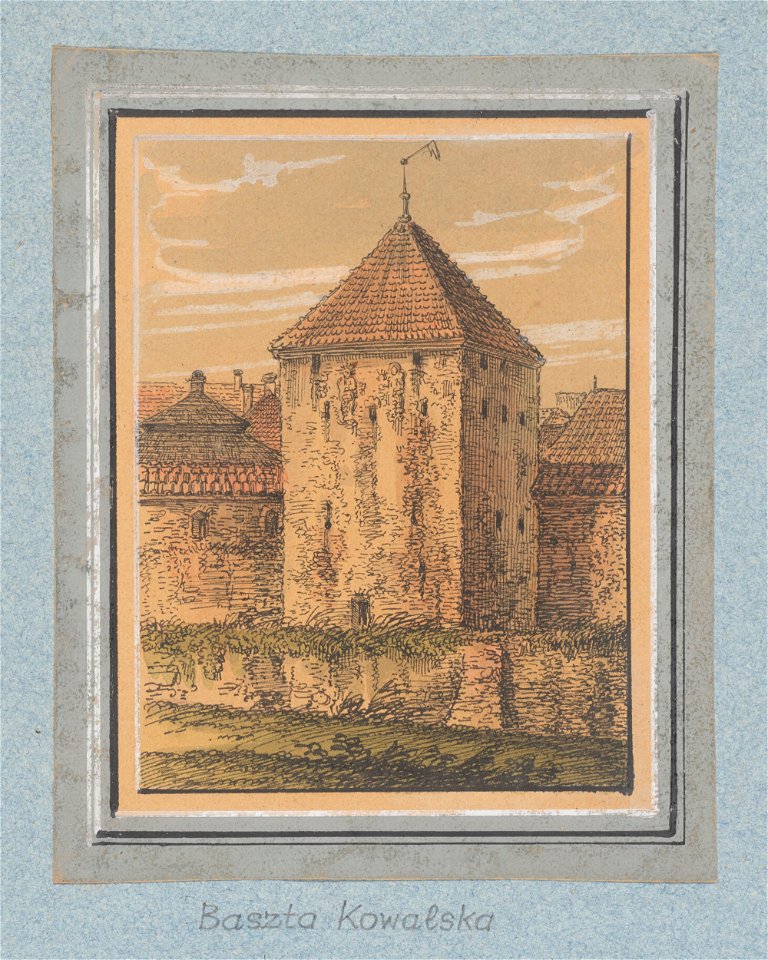 Dawne obwarowania Krakowa, Baszta Kowali. miedzy 1834 i 1839 (119111198)