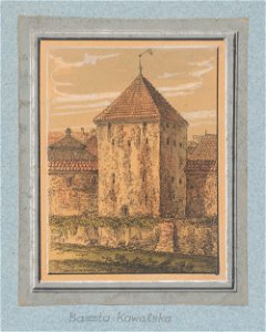 Dawne obwarowania Krakowa, Baszta Kowali. miedzy 1834 i 1839 (119111198)