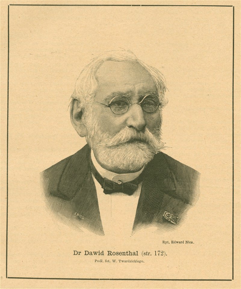 Dr Dawid Rosenthal Podł. fot. W. Twardzickiego Ryt. Edward Nicz (77853)