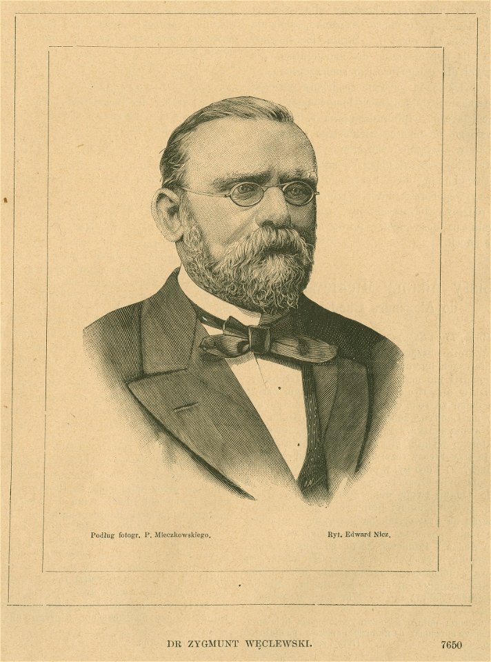 Dr Zygmunt Węclewski Podług fotogr. P. Mieczkowskiego Ryt. Edward Nicz (77292)