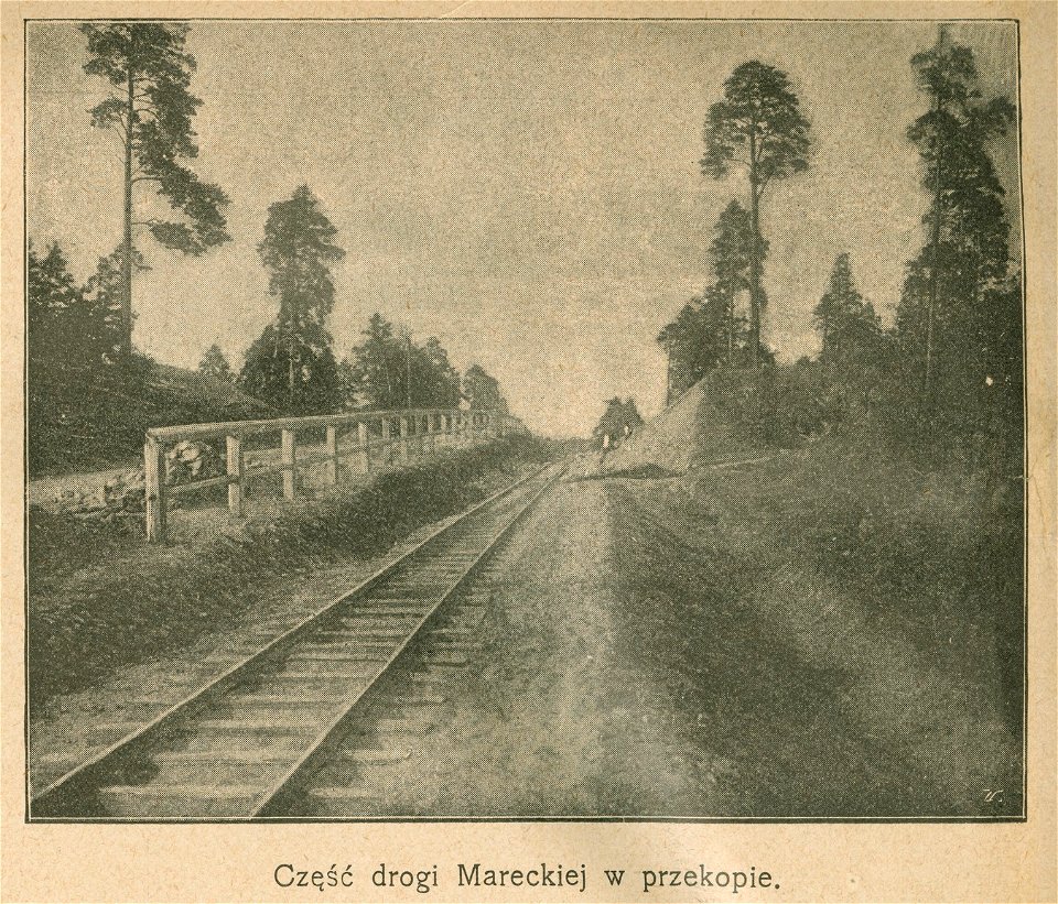 Część drogi Mareckiej w przekopie (68635)