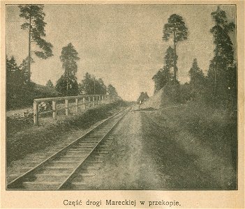 Część drogi Mareckiej w przekopie (68635)