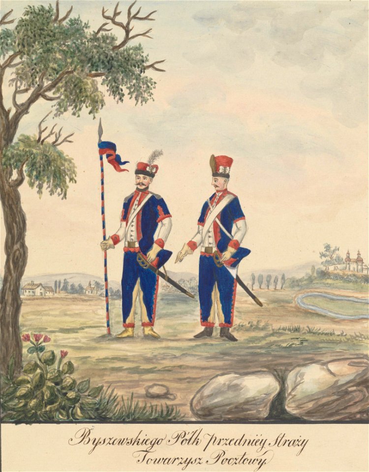 Byszewskiego Polk przedniey ! Strazy - Towarzysz Pocztowy. 1847 (72494829) (cropped)