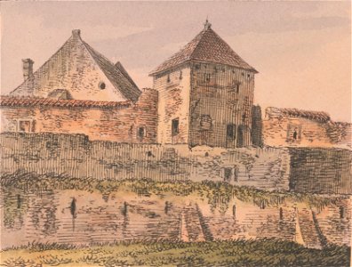 Dawne obwarowania Krakowa, Baszta Blacharzy. miedzy 1834 i 1839 (119111223) (cropped)