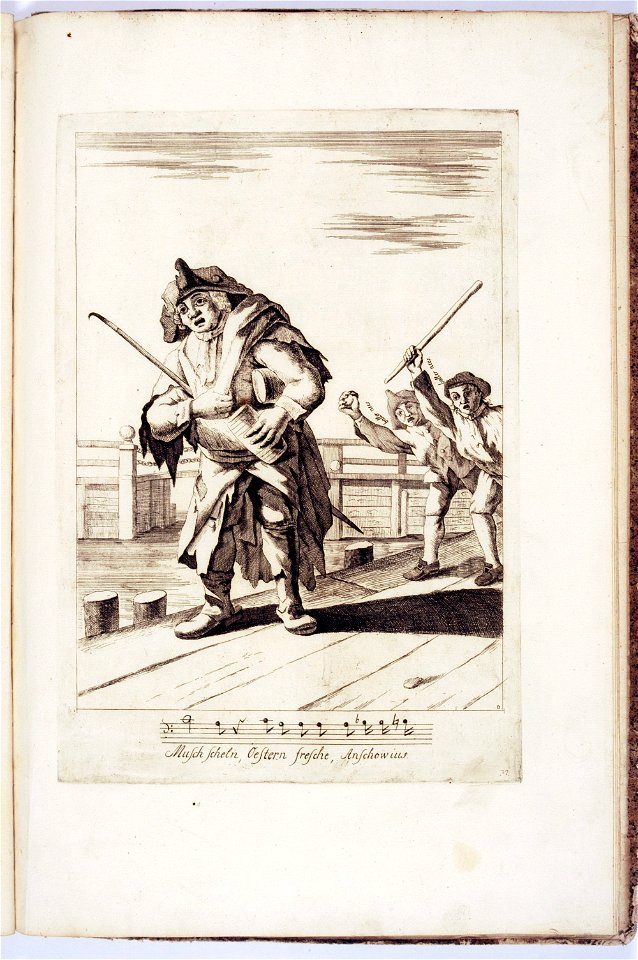 Danziger Ausrufer - Les cris de Danzig ca 1765 (5386129)