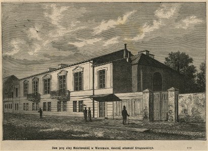 Dom przy ulicy Mokotowskiej w Warszawie, dawniej własność Kraszewskiego (58884)