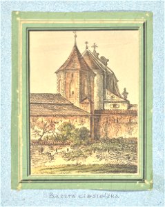 Dawne obwarowania Krakowa, Baszta Ciesielska. miedzy 1834 i 1839 (119111426)